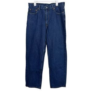 Levi's 36x32 550 Medium Wash Relaxed Fit Jeans